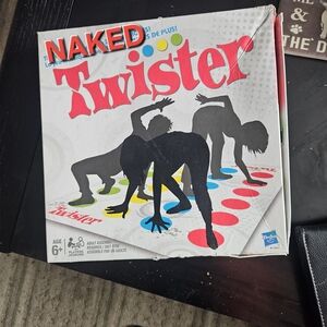 Twister Game with Colorful Mat